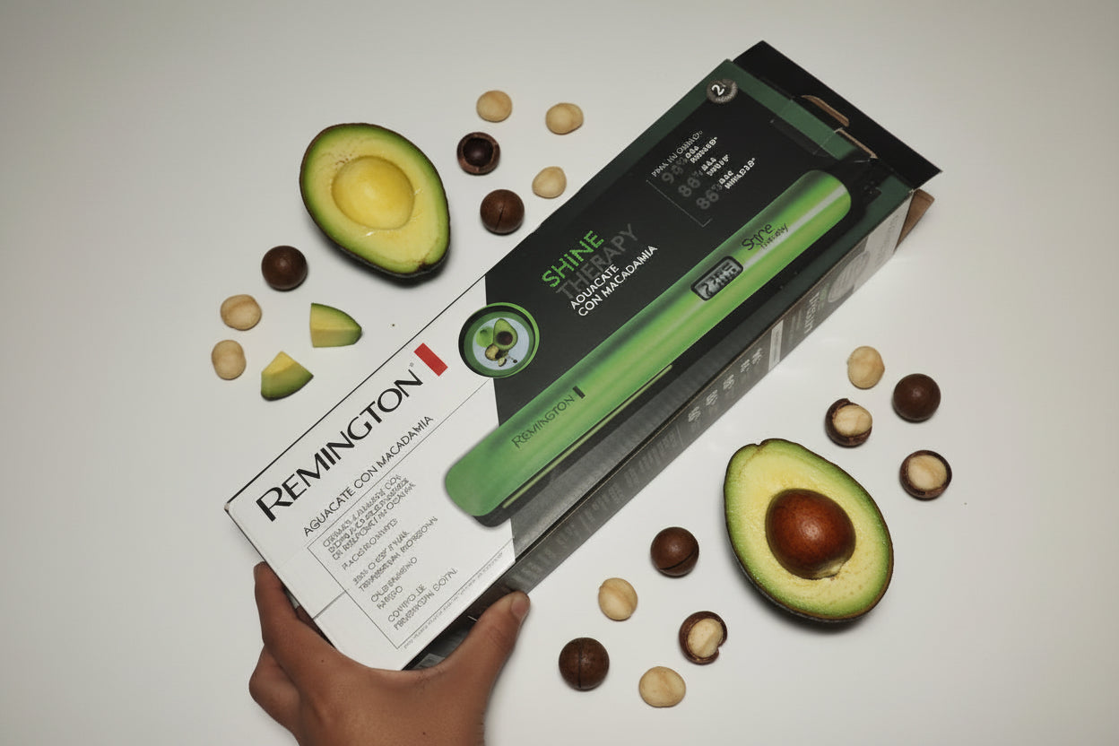 Plancha Remington Aguacate & Macadamia - Brillo Profesional |Shope One